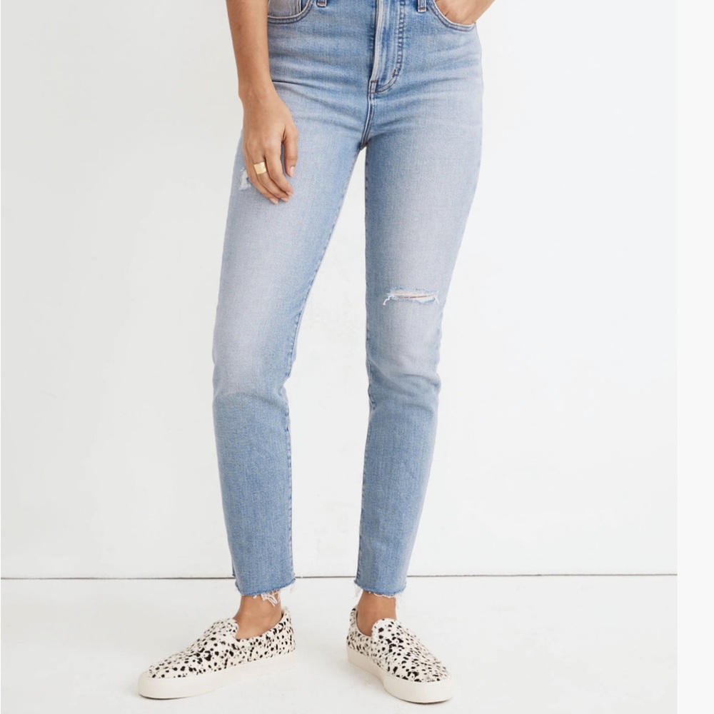 Madewell the perfect vintage jean in coffey wash: worn-in edition